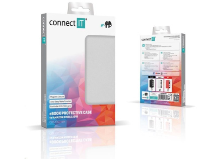 CONNECT IT pouzdro pro Amazon New Kindle 2019/2020 (10. gen.), doodle černá