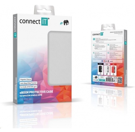 CONNECT IT pouzdro pro Amazon New Kindle 2019/2020 (10. gen.), doodle černá CONNECT IT pouzdro pro Amazon New Kindle 2019/2020 (10. gen.), doodle černá