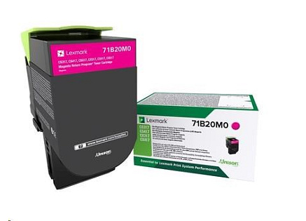 Lexmark toner pro CS/CX317, 417, 517 Magenta z programu Lexmark Return na 2 300 stran