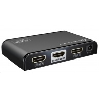PREMIUMCORD HDMI 2.0 splitter 1-2 porty, 4K x 2K/60Hz, FULL HD, 3D, černý