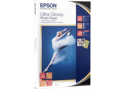 EPSON Paper Ultra Glossy Photo 10x15 (50 listů), 300g/m2