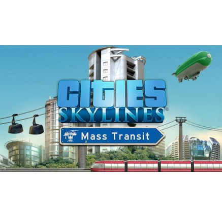 Cities: Skylines - Mass Transit (PC/MAC/LX) klíč Steam Cities: Skylines - Mass Transit (PC/MAC/LX) klíč Steam