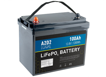 AVACOM A2D2 baterie LiFePO4 12,8V 100Ah M8 (Size of 75Ah)