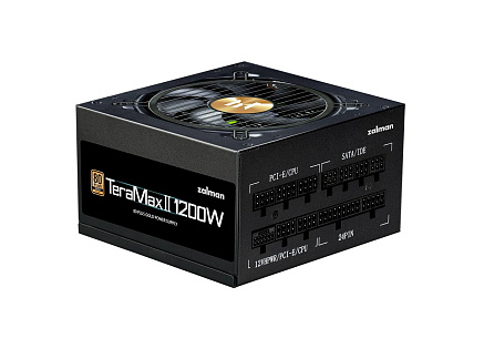 ZALMAN zdroj TeraMax II, 1200W, 120mm, 80Plus Gold, Plně Modulární, ATX 3.0, černá ZALMAN zdroj TeraMax II, 1200W, 120mm, 80Plus Gold, Plně Modulární, ATX 3.0, černá