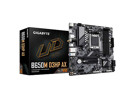 BAZAR - GIGABYTE MB Sc AM5 B650M D3HP AX, AMD B650, 4xDDR5, 2xDP, 1xHDMI, WiFi, mATX - Po opravě (Komplet)