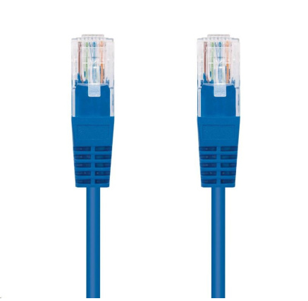 C-TECH kabel patchcord Cat5e, UTP, modrý, 2m C-TECH kabel patchcord Cat5e, UTP, modrý, 2m