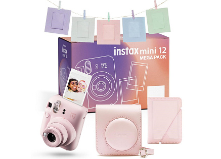 Fujifilm MINI 12 MEGA PACK růžový