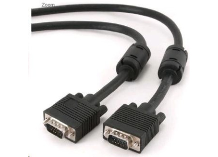 GEMBIRD Kabel VGA propojovací 3m, černý (HD15M/M, dvojité stínění, feritová jádra)