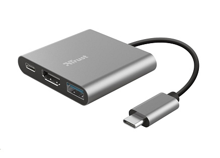 TRUST adaptér DALYX, 3-in-1, USB-C
