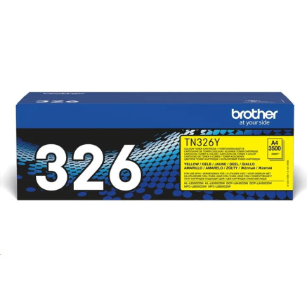 BROTHER Toner TN-326Y Laser Supplies - 3500stran - pro DCP-L8450CDW