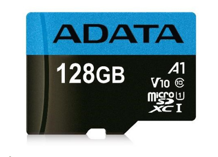 ADATA MicroSDXC karta 128GB Premier UHS-I Class 10 + adaptér