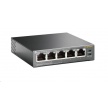 TP-Link switch TL-SF1005P (5x100Mb/s, 4xPoE+, 67W, fanless)