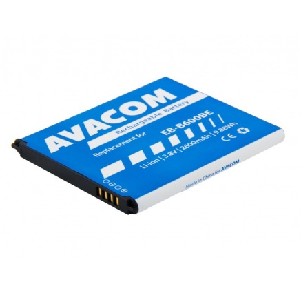 AVACOM baterie do mobilu Samsung Galaxy S4 Li-Ion 3,8V 2600mAh, (náhrada EB-B600BE) AVACOM baterie do mobilu Samsung Galaxy S4 Li-Ion 3,8V 2600mAh, (náhrada EB-B600BE)