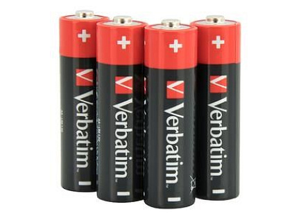 VERBATIM Alkalické baterie AA, 4 PACK , LR6 VERBATIM Alkalické baterie AA, 4 PACK , LR6