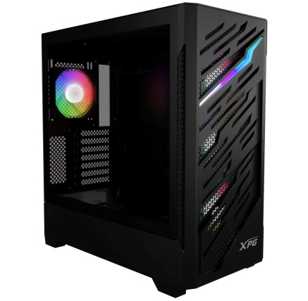 ADATA XPG case STARKER AIR BTF Mid-Tower, bez zdroje, 4x 120mm ARGB, Černá