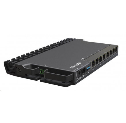 MikroTik RouterBOARD RB5009UG+S+IN, 1400MHz CPU, 1GB RAM, 7xGbE, 1x2,5GbE, 1xSFP/SFP+, 1xUSB, Licence č. 5 MikroTik RouterBOARD RB5009UG+S+IN, 1400MHz CPU, 1GB RAM, 7xGbE, 1x2,5GbE, 1xSFP/SFP+, 1xUSB, Licence č. 5
