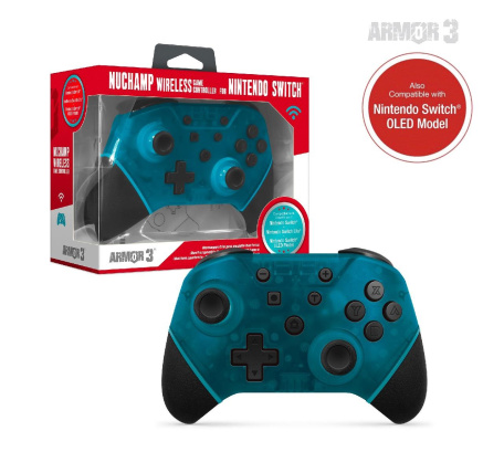 Hyperkin Armor3 NuChamp Wireless Game Controller For Nintendo Switch®/Nintendo Switch® Lite (Turquoise) Hyperkin Armor3 NuChamp Wireless Game Controller For Nintendo Switch®/Nintendo Switch® Lite (Turquoise)