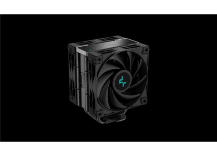 DEEPCOOL CPU Chladič AK400 ZERO DARK PLUS, 2x120mm, LGA1851, AM5, černá
