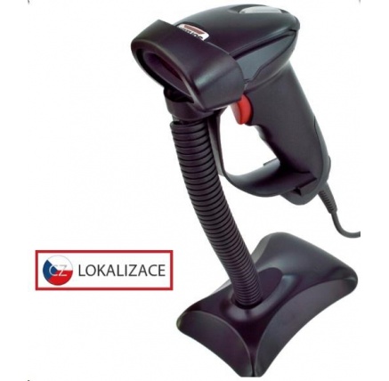 Virtuos laserová čtečka HT-900A, USB (emulace klávesnice/RS232), černá