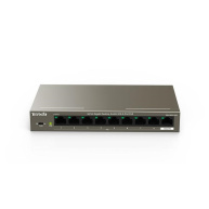 Tenda TEG1109P-8-102W 9xRJ45 Gigabit Switch s 8x PoE 802.3af/at + 1x Uplink 10/100/1000Mbps, celkem 102W