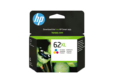 HP 62XL High Yield Tri-color Original Ink Cartridge (415 pages) HP 62XL High Yield Tri-color Original Ink Cartridge (415 pages)