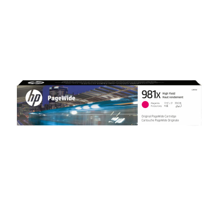 HP 981X High Yield Magenta Original PageWide Cartridge (10,000 pages)