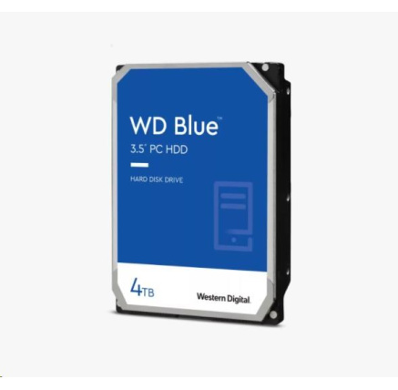 WD BLUE WD40EZAX 4TB SATA/600 256MB cache 5400 ot. 180 MB/s, SMR