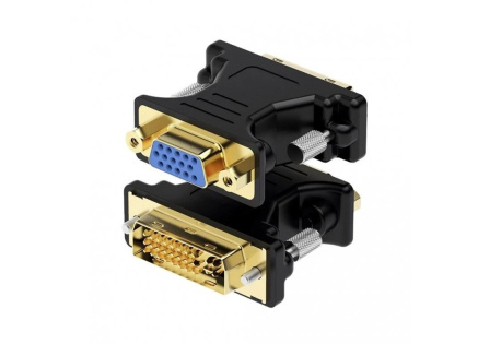 WG Redukce DVI-I Dual Link (male) to VGA (female; D-Sub DE-15) / black WG Redukce DVI-I Dual Link (male) to VGA (female; D-Sub DE-15) / black