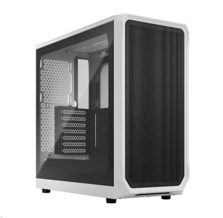 FRACTAL DESIGN skříň Focus 2 White TG Clear Tint, 2x USB 3.0, bez zdroje, mATX FRACTAL DESIGN skříň Focus 2 White TG Clear Tint, 2x USB 3.0, bez zdroje, mATX