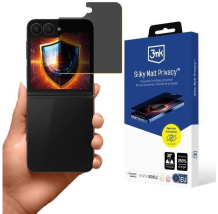 3mk ochranná folie Silky Matt Privacy pro Samsung Galaxy Z Flip 6 / 7 FE 3mk ochranná folie Silky Matt Privacy pro Samsung Galaxy Z Flip 6 / 7 FE