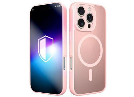 3mk ochranný kryt Misty MagCase Pink pro Apple iPhone 16 Pro 3mk ochranný kryt Misty MagCase Pink pro Apple iPhone 16 Pro