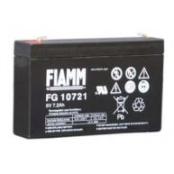 Baterie - Fiamm FG10721 (6V/7,2Ah-Faston 187), životnost 5let