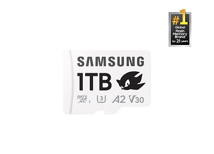 Samsung micro SDXC karta 1TB PRO Plus 'Sonic the Hedgedog™' + SD adaptér