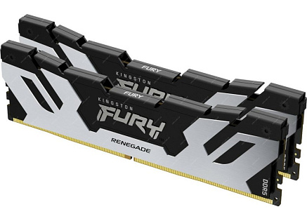 KINGSTON DIMM DDR5 96GB (Kit of 2) 6400MT/s CL32 FURY Renegade Silver XMP