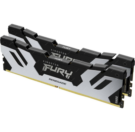 KINGSTON DIMM DDR5 96GB (Kit of 2) 6400MT/s CL32 FURY Renegade Silver XMP