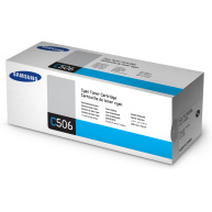 HP - Samsung CLT-C506L High Yield Cyan Toner Cartridge (3,500 pages)