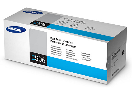 HP - Samsung CLT-C506L High Yield Cyan Toner Cartridge (3,500 pages)