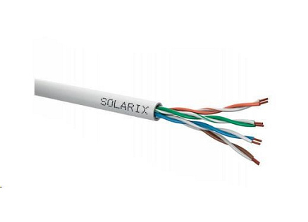 Instalační kabel Solarix UTP, Cat5E, licna, PVC, box 305m SXKL-5E-UTP-PVC-GY Instalační kabel Solarix UTP, Cat5E, licna, PVC, box 305m SXKL-5E-UTP-PVC-GY