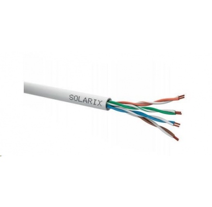 Instalační kabel Solarix UTP, Cat5E, licna, PVC, box 305m SXKL-5E-UTP-PVC-GY Instalační kabel Solarix UTP, Cat5E, licna, PVC, box 305m SXKL-5E-UTP-PVC-GY