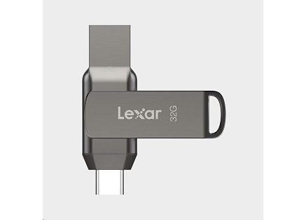 Lexar JumpDrive Dual Drive D400 Type-C/Type-C & Type-A, up to 100MB/s read (USB 3.1) 32GB