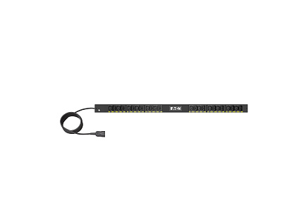 Eaton G4 Základní Rack PDU, 0U, 22,5U, vstup C20, 3m kabel, 1ph, 3,7kW, 16A, 200-240V, 24 zásuvek (12)C13, (12)C39 Eaton G4 Základní Rack PDU, 0U, 22,5U, vstup C20, 3m kabel, 1ph, 3,7kW, 16A, 200-240V, 24 zásuvek (12)C13, (12)C39