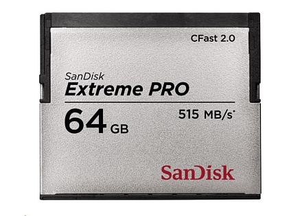 SanDisk CFAST 2.0 64GB Extreme Pro (515 MB/s)