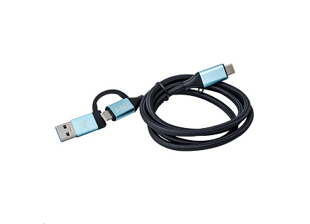 i-tec USB-C kabel na USB-C s integrovaným USB 3.0 Adaptérem