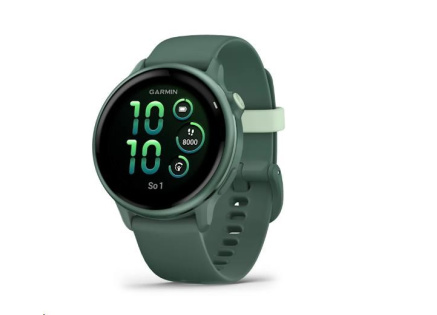 Garmin vívoactive® 6 Metallic Jasper Green / řemínek Jasper Green Garmin vívoactive® 6 Metallic Jasper Green / řemínek Jasper Green