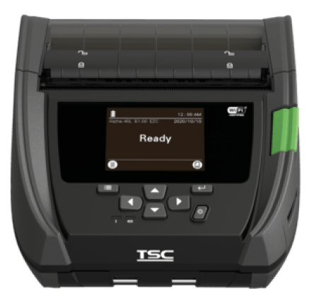 TSC Alpha-40L USB-C, BT, Wi-Fi, NFC, 8 dots/mm (203 dpi), RTC, display TSC Alpha-40L USB-C, BT, Wi-Fi, NFC, 8 dots/mm (203 dpi), RTC, display