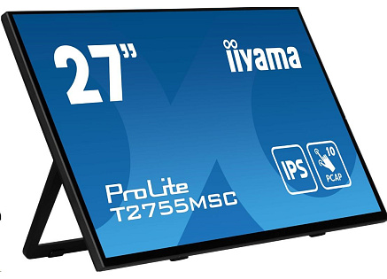 Iiyama ProLite T27XX, 68,6 cm (27''), Projected Capacitive, Full HD, USB, kit (USB), black