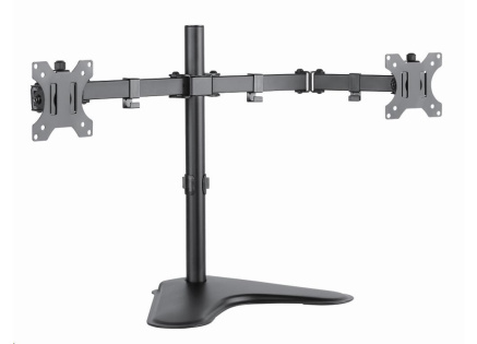 CONNECT IT TwinArm stolní držák na 2 monitory, ČERNÝ CONNECT IT TwinArm stolní držák na 2 monitory, ČERNÝ