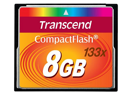 TRANSCEND Compact Flash 8GB (133x) TRANSCEND Compact Flash 8GB (133x)