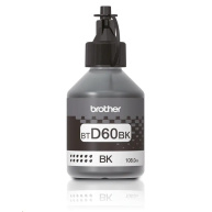 BROTHER INK BT-D60BK black pro T4xx, T5xx, T7xx, T9xx cca 6000 stránek, bezpigmentový - INKTANK