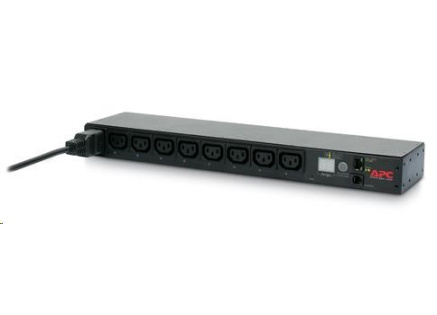 APC Rack PDU, Switched, 1U, 16A, 208/230V, (8)C13, IEC-320 C20 2.5 m